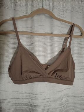 Inlyric Everyday Wireless Bralette in Brown Purple NWT Medium